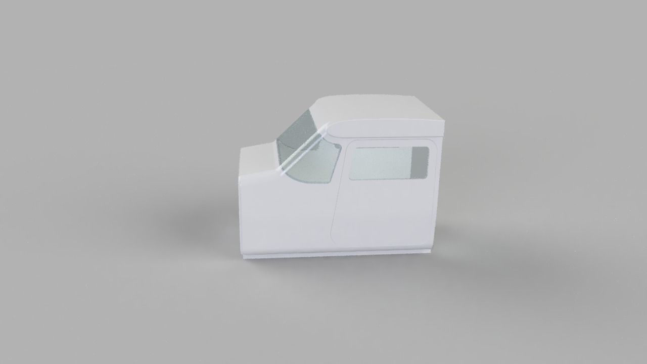 Cessna flight simulator cockpit 3D model_2