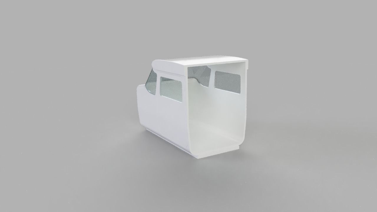 Cessna flight simulator cockpit 3D model_4