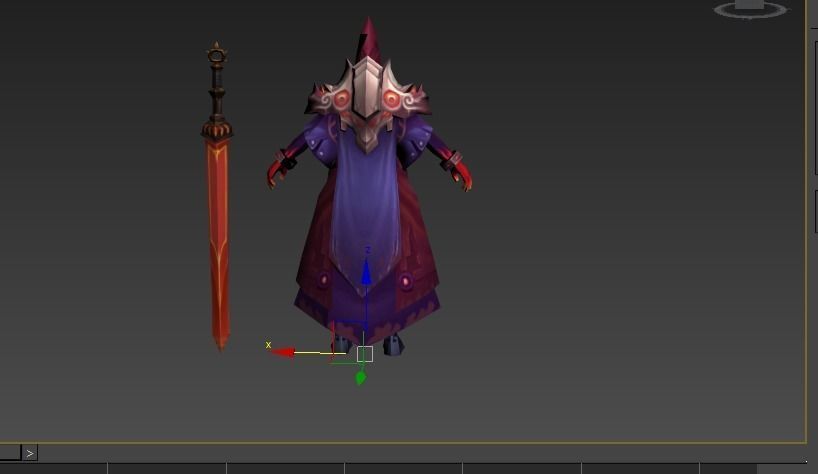 wizard demon king  3D model_1