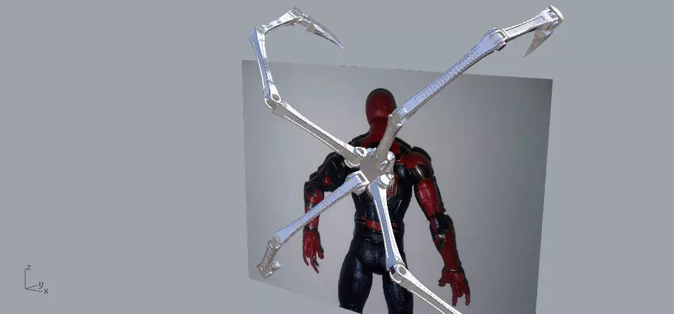 Iron spider suit legs from infinity war 3D print model_0