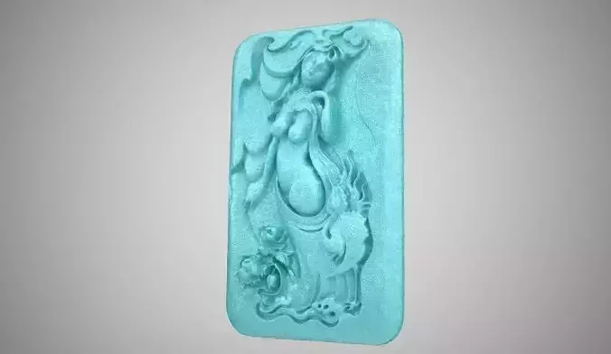 Carving Woman in the Nature 3D print model