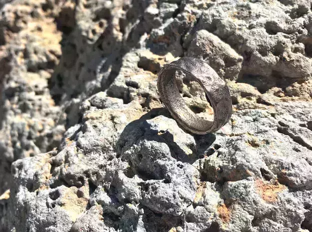 Crater Ring 3D print model
