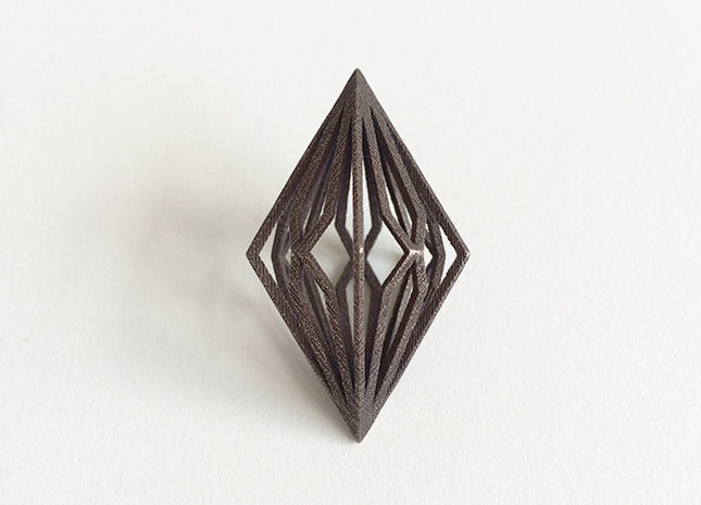Diamond Pendant 2 3D print model_4