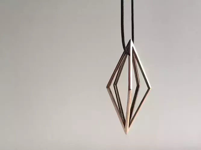 Diamond Pendant 1 3D print model