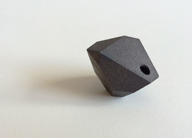 Faceted Rock Pendant 3D print model