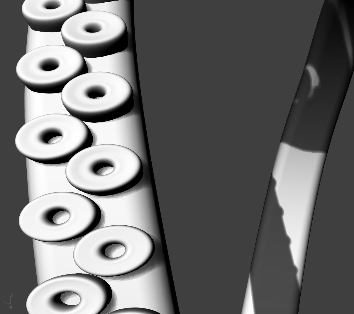 Tentacle Ring no1 3D print model_6