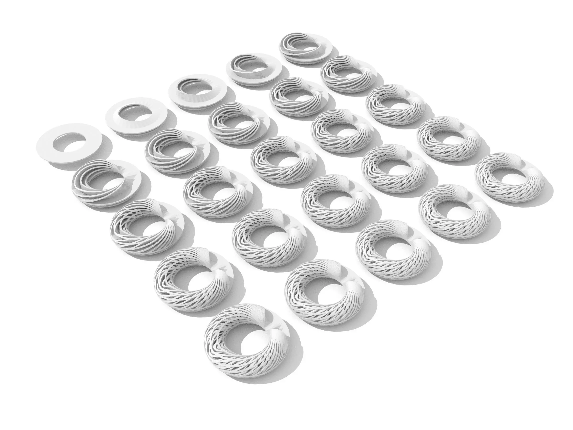 Mobius Rings 3D print model_0