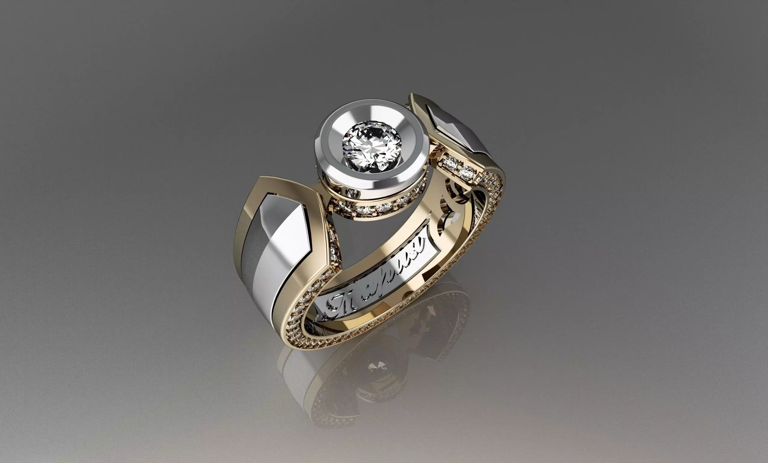 Ring mariya 3D model_0
