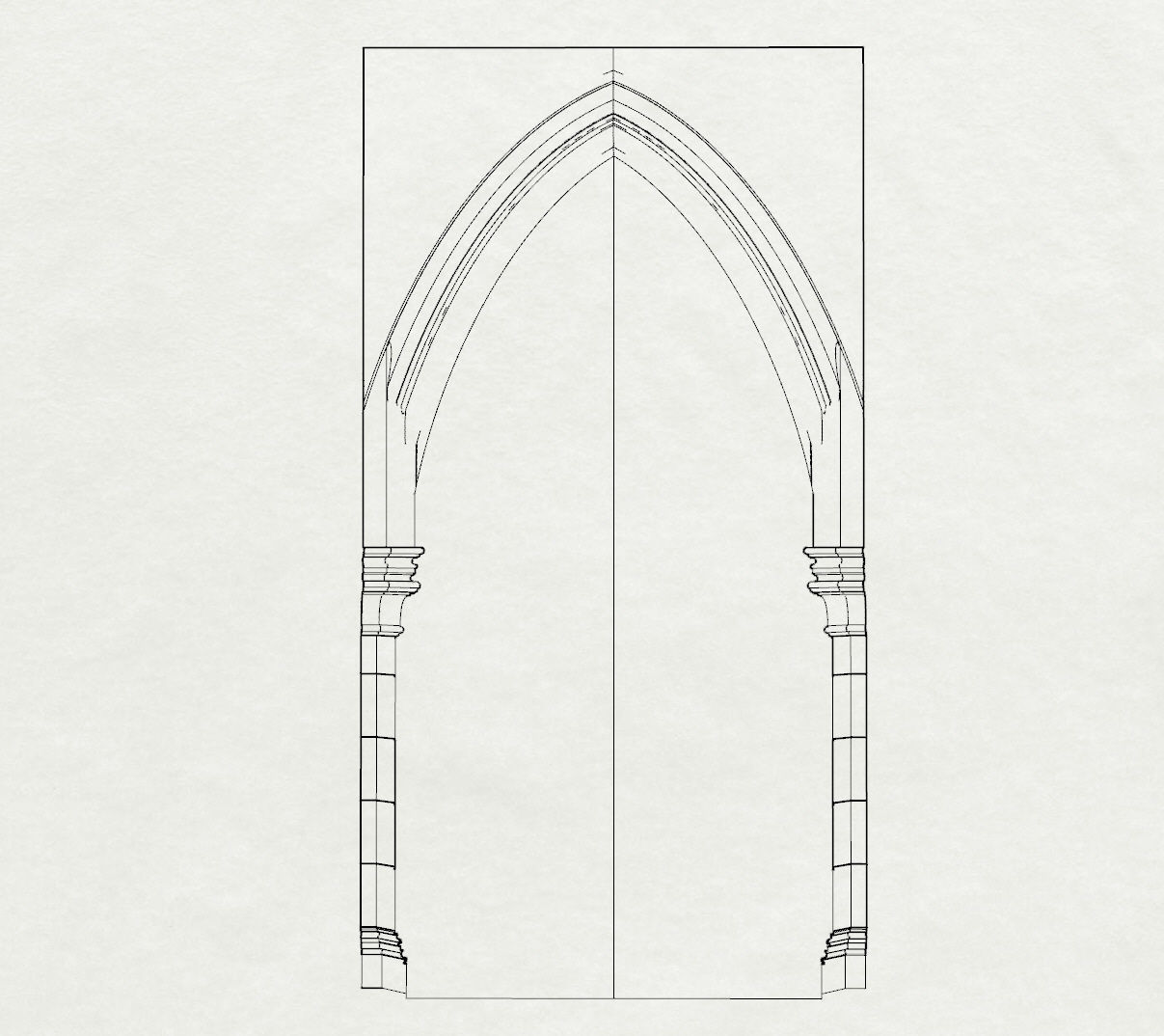 Renaissance Table Ornament 3D print model_3