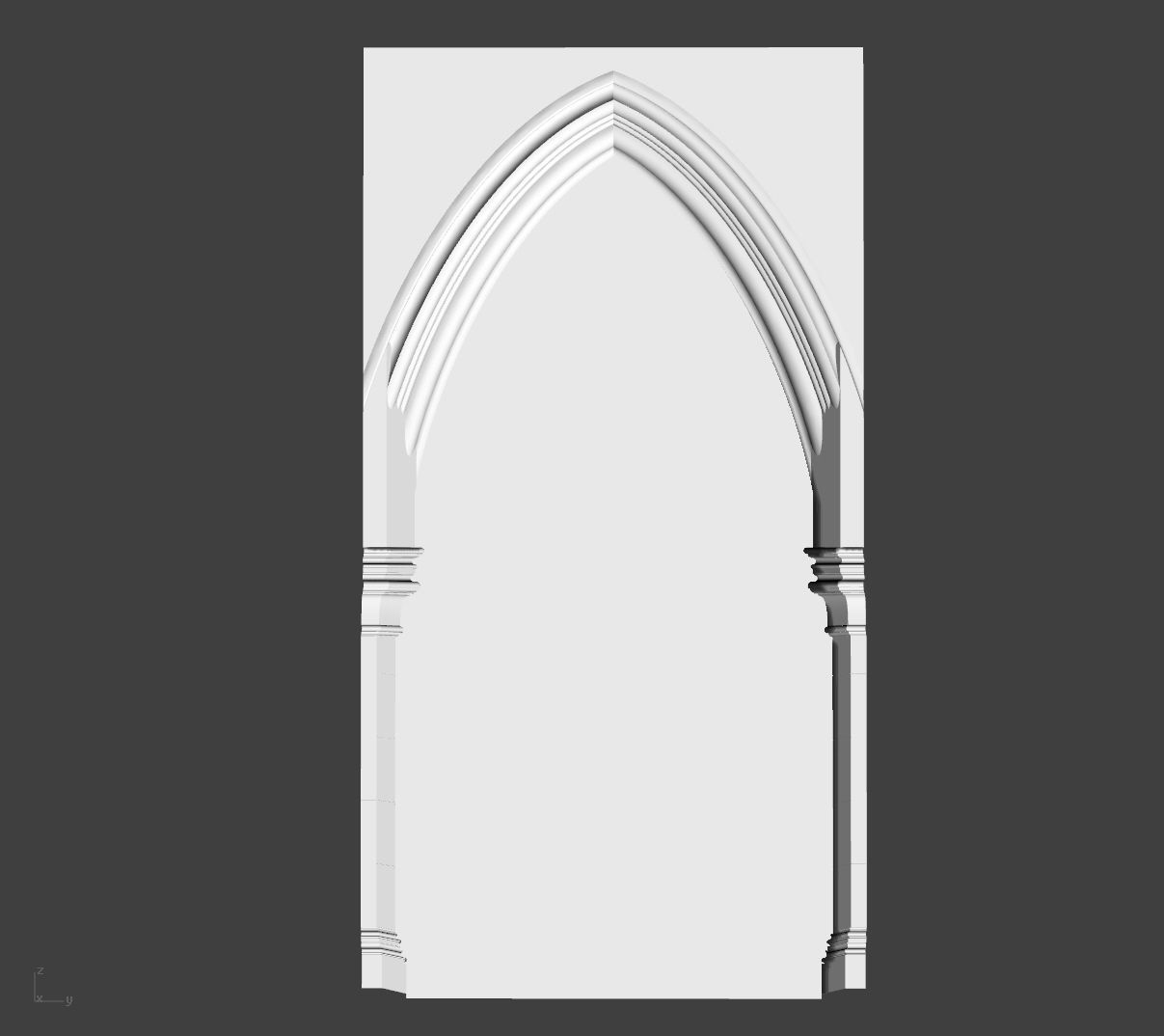 Renaissance Table Ornament 3D print model_7