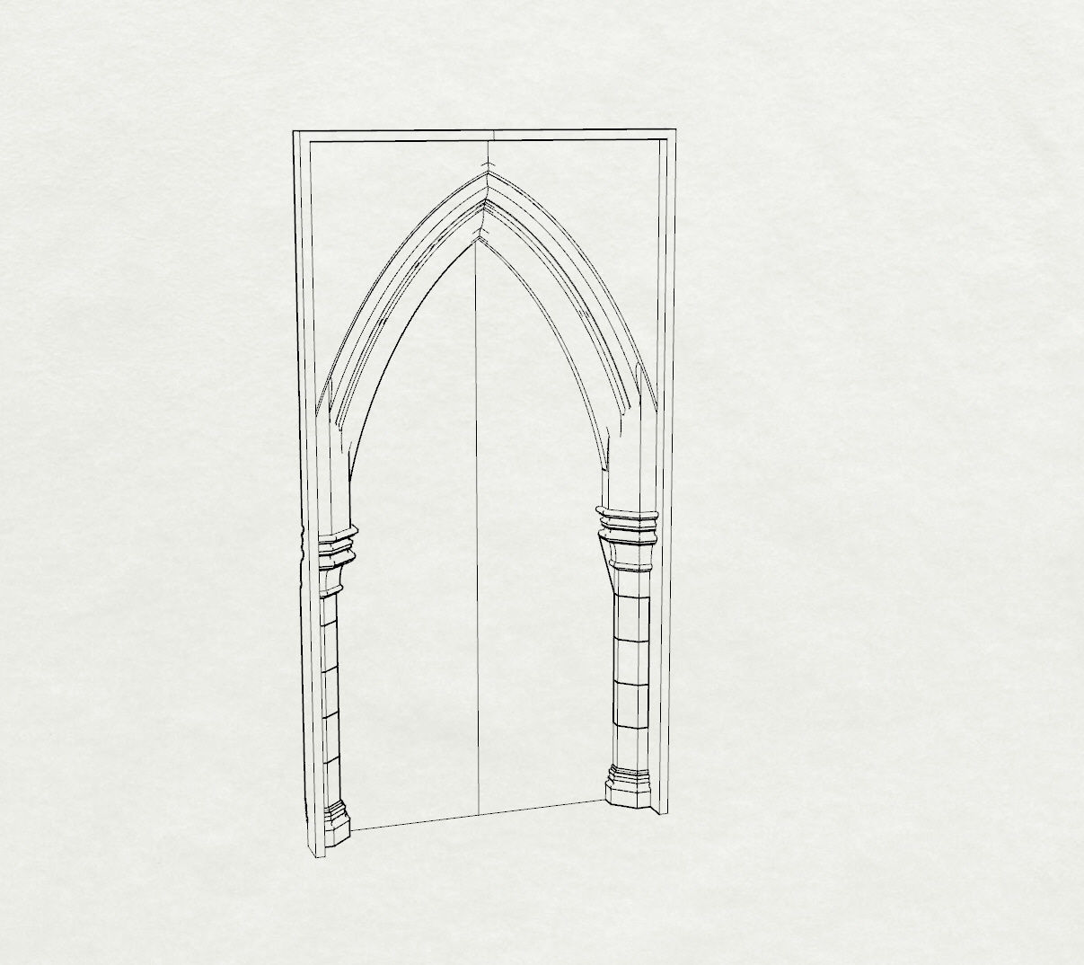 Renaissance Table Ornament 3D print model_2