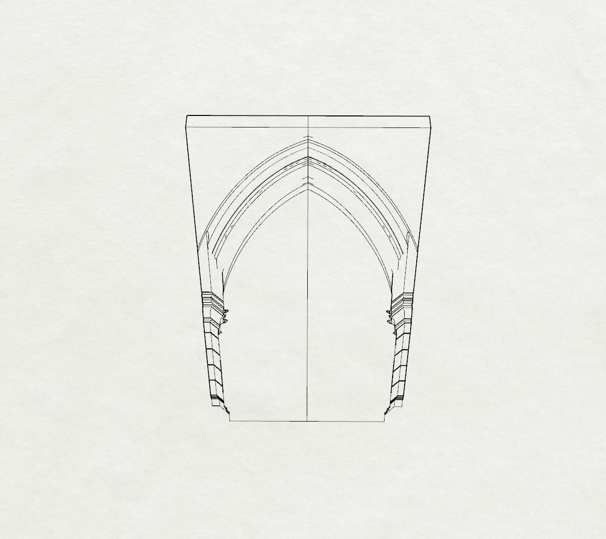 Renaissance Table Ornament 3D print model_6