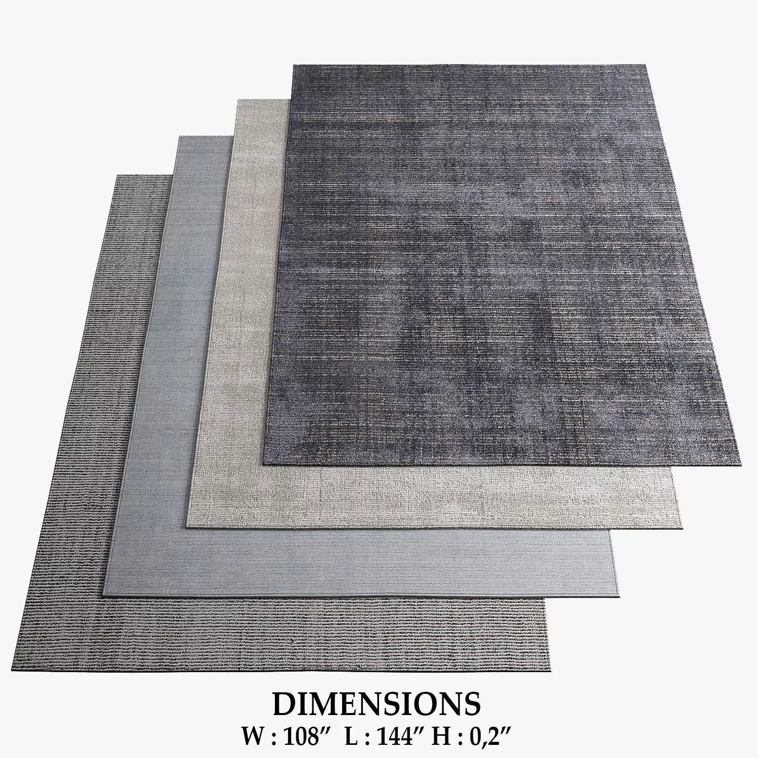 Restoration Hardware Rugs 97 3D model_0