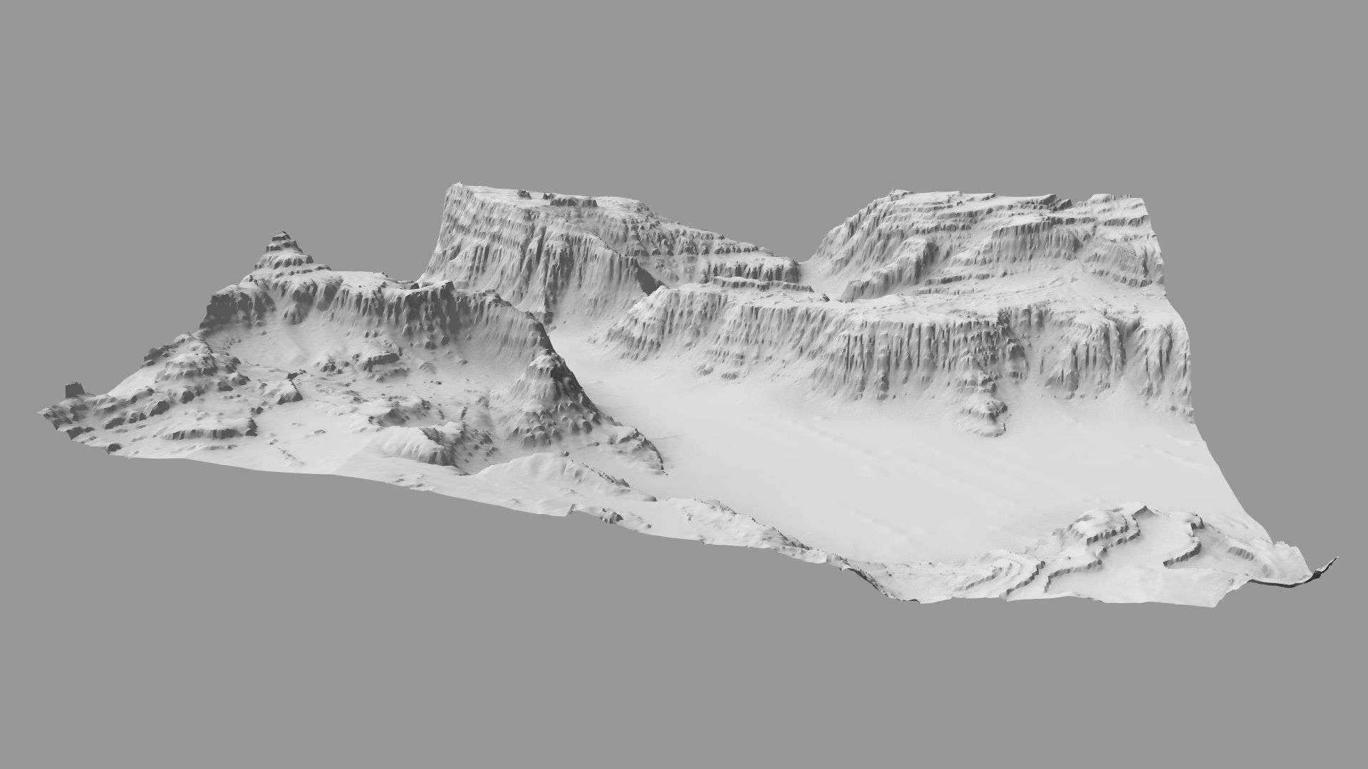 Detailed Canyon Model 2 3D model_1