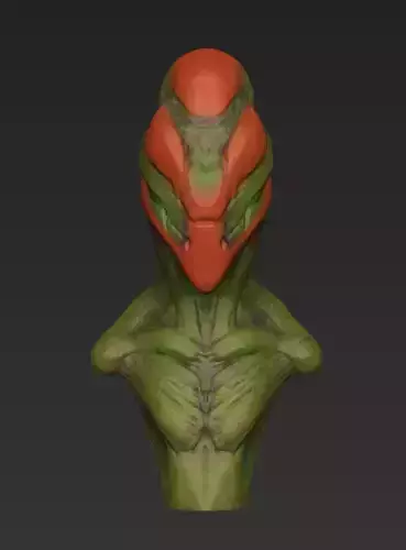 Alien bust