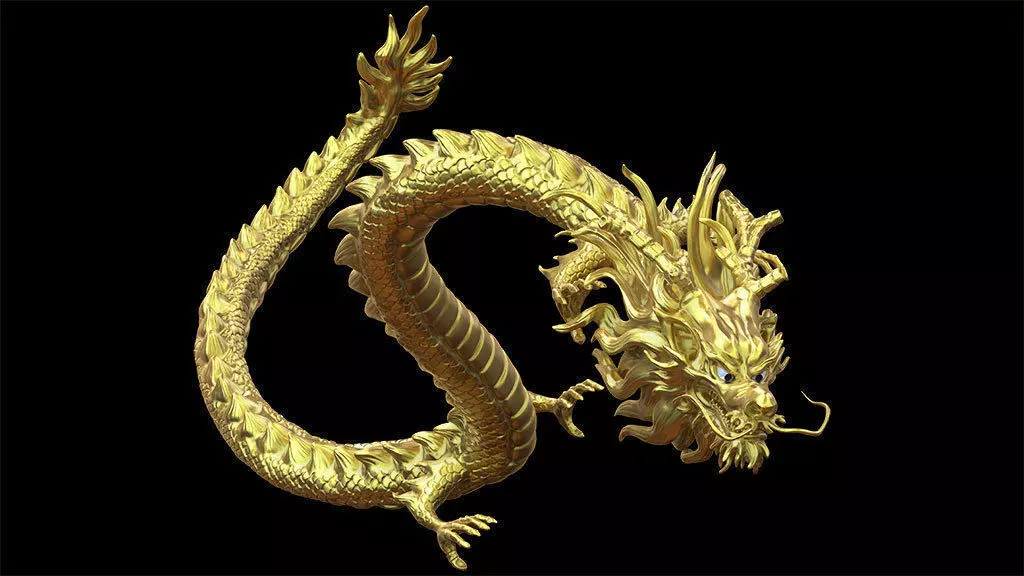 Chinese Dragon 3D model_0