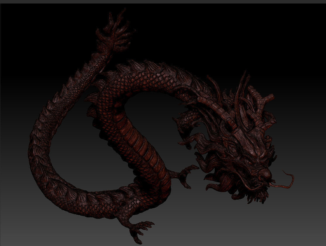 Chinese Dragon 3D model_2