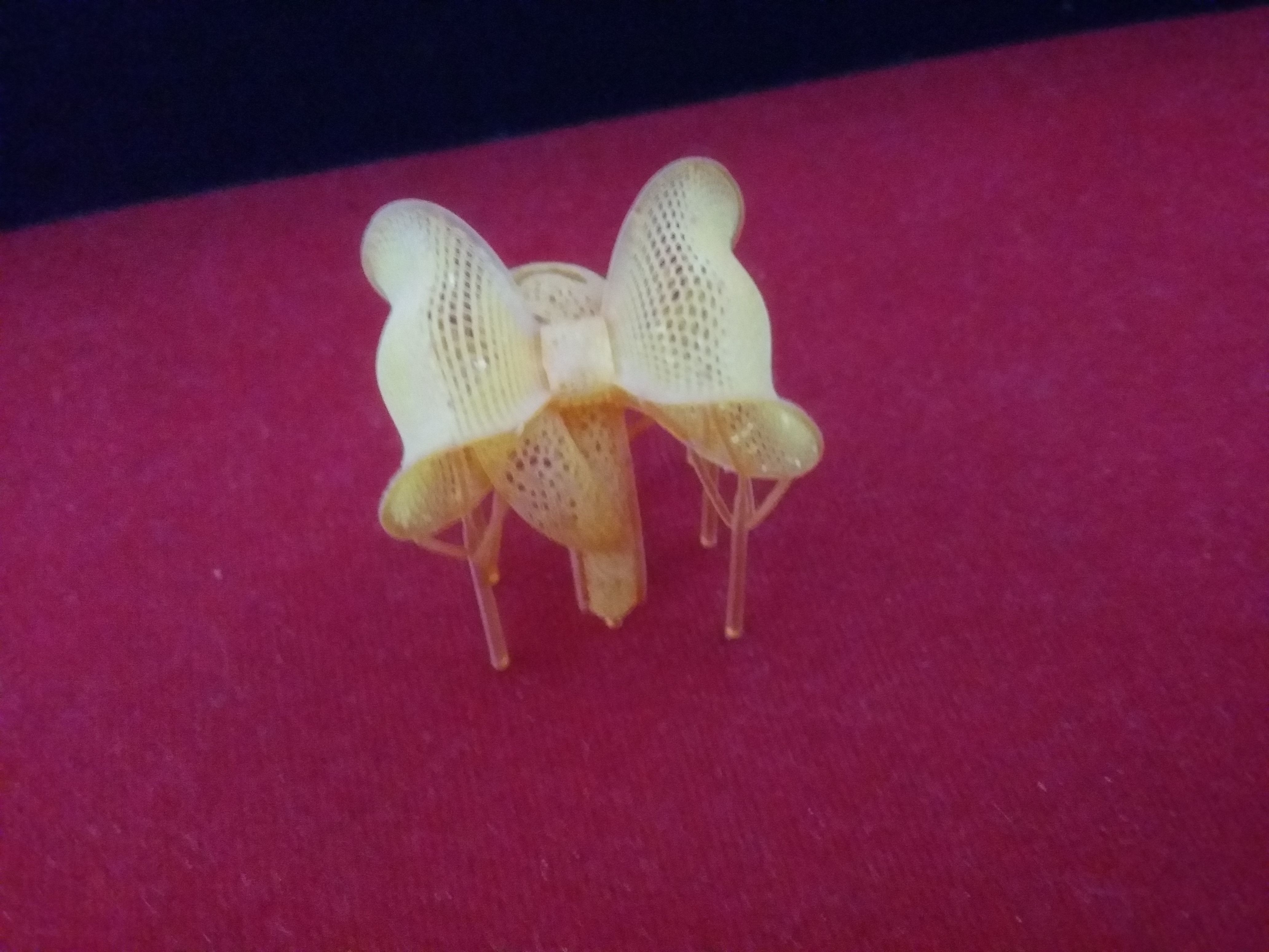 Golden flower ring 3d print model 3D print model_6