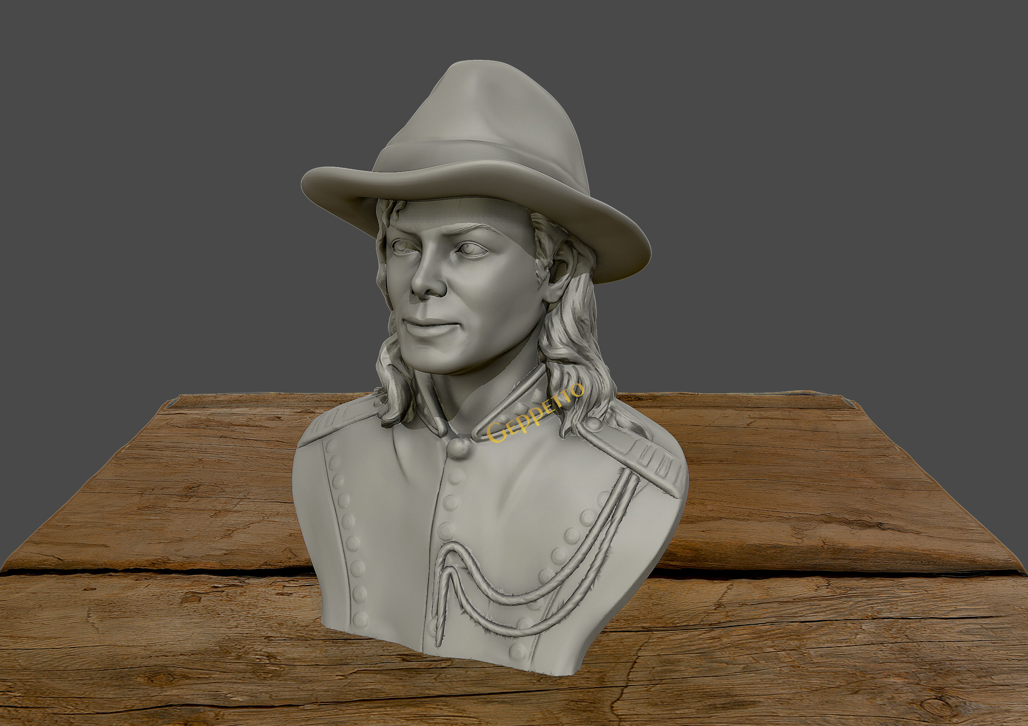 Michael Jackson 3D sculpture 3D print model_8
