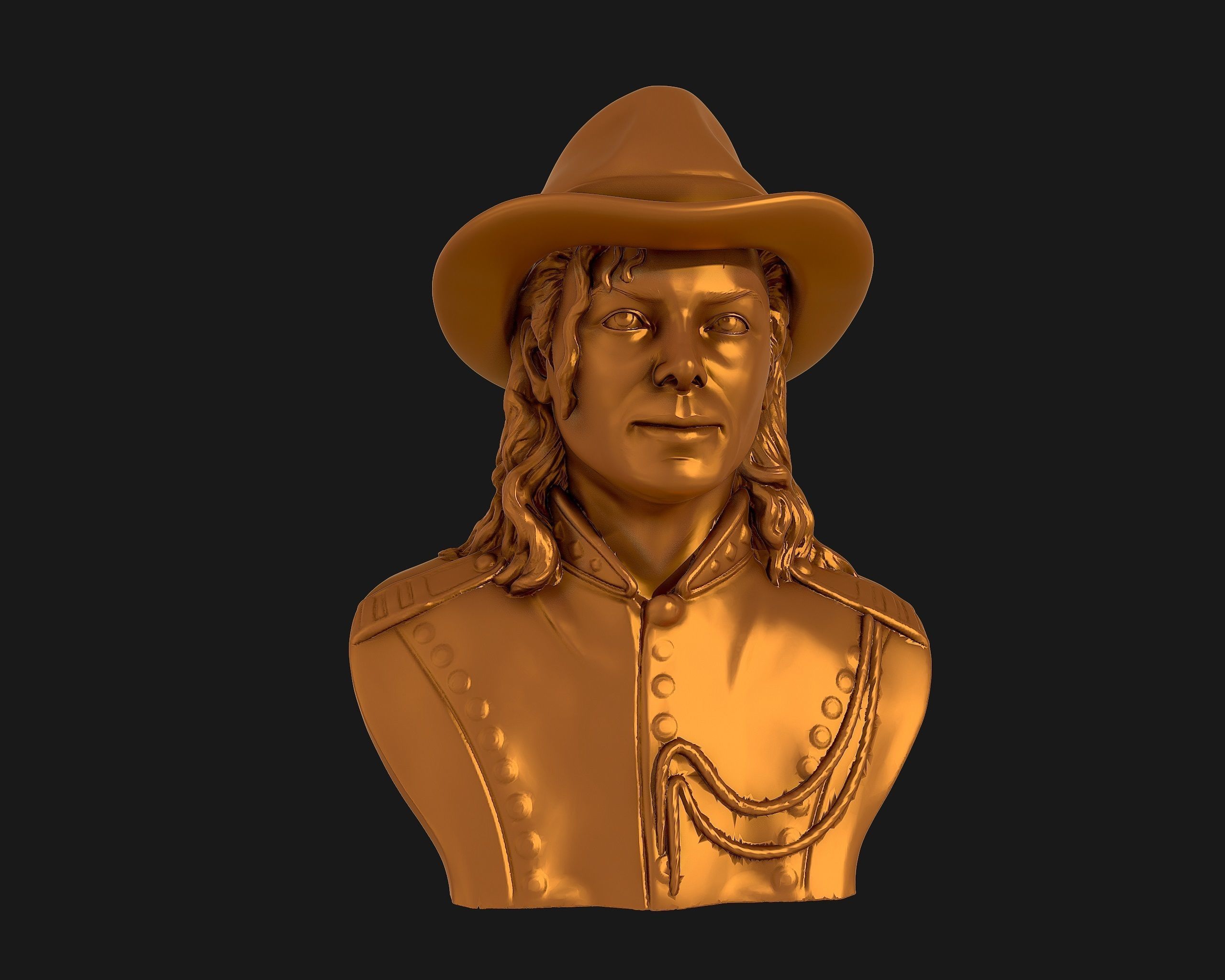Michael Jackson 3D sculpture 3D print model_20