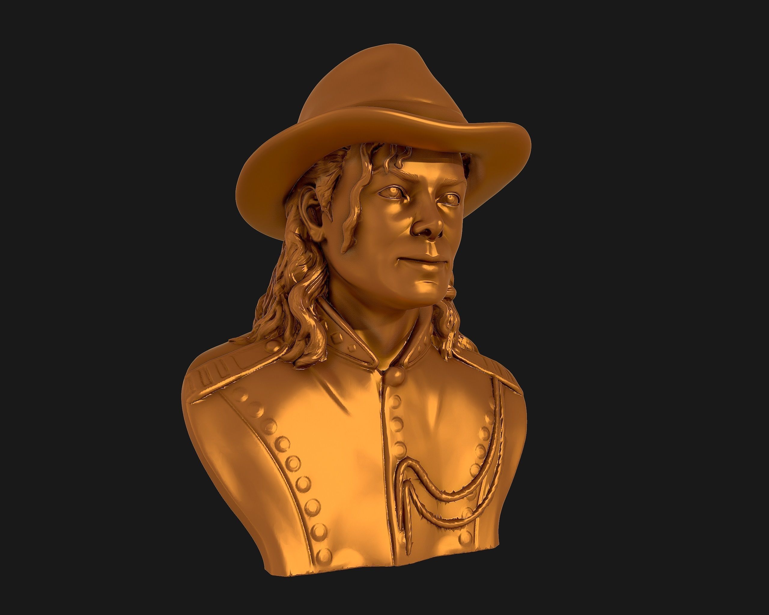Michael Jackson 3D sculpture 3D print model_19