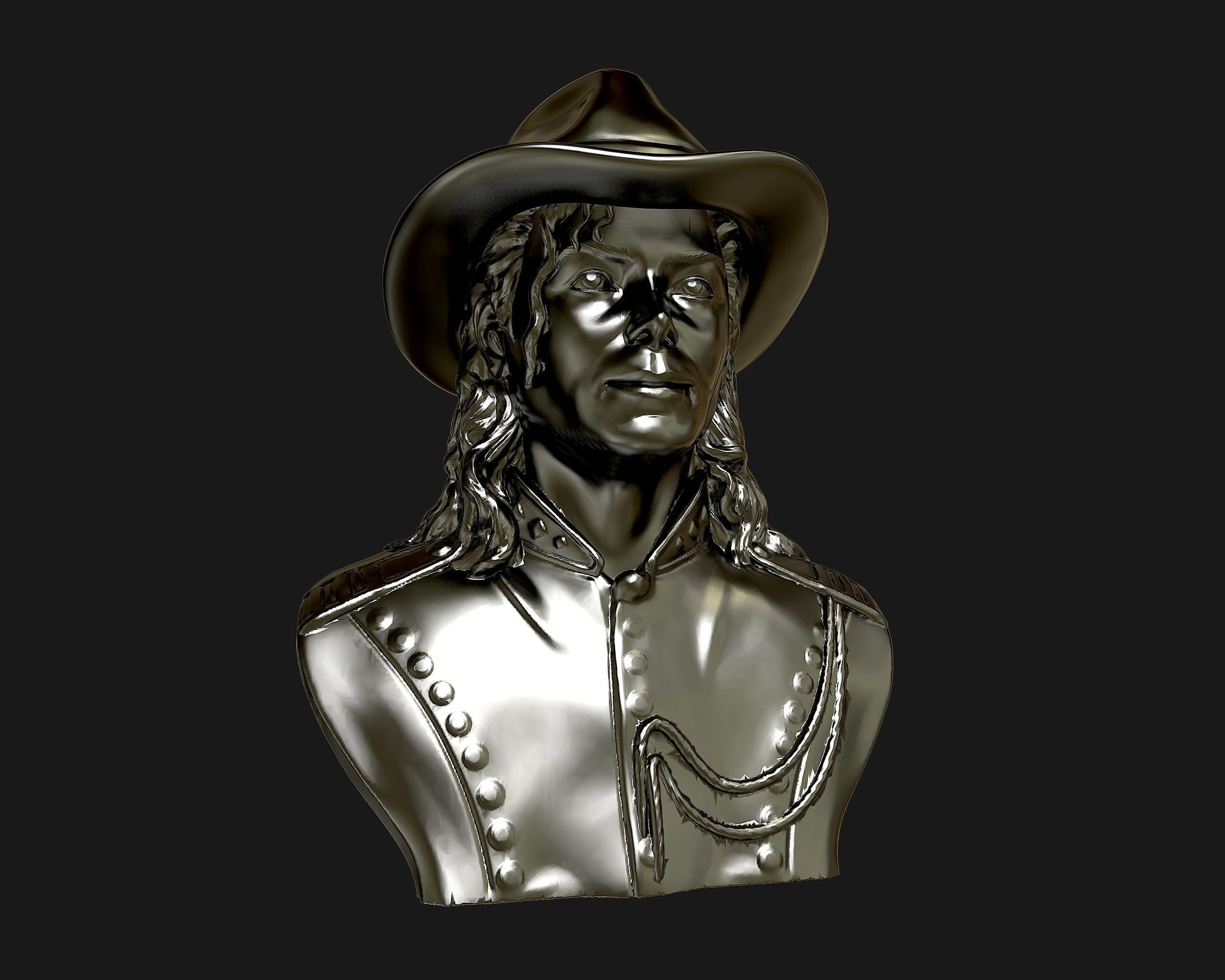 Michael Jackson 3D sculpture 3D print model_13