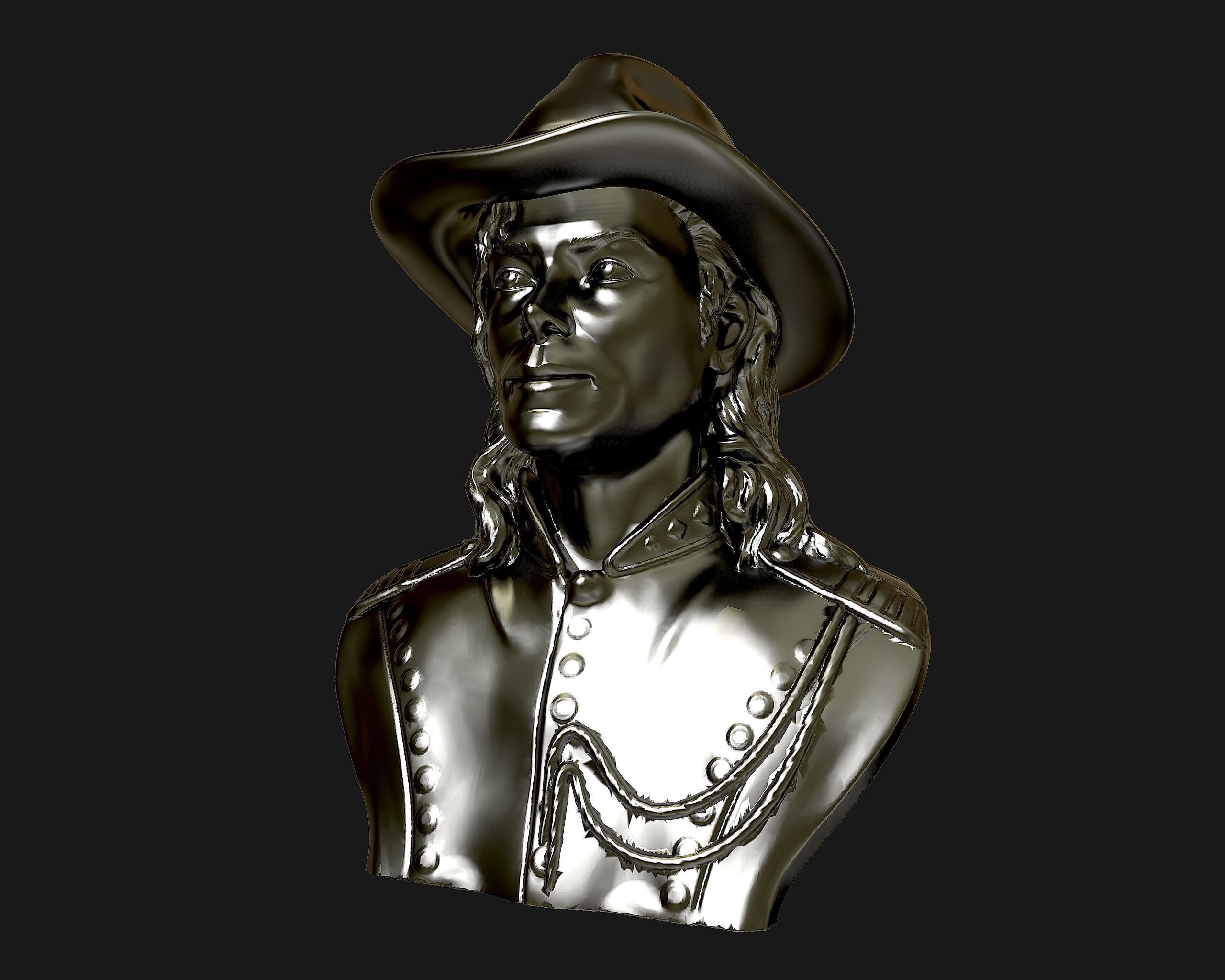Michael Jackson 3D sculpture 3D print model_14