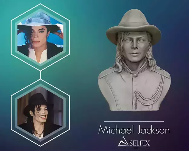 Michael Jackson  3D sculpture 3D print model
