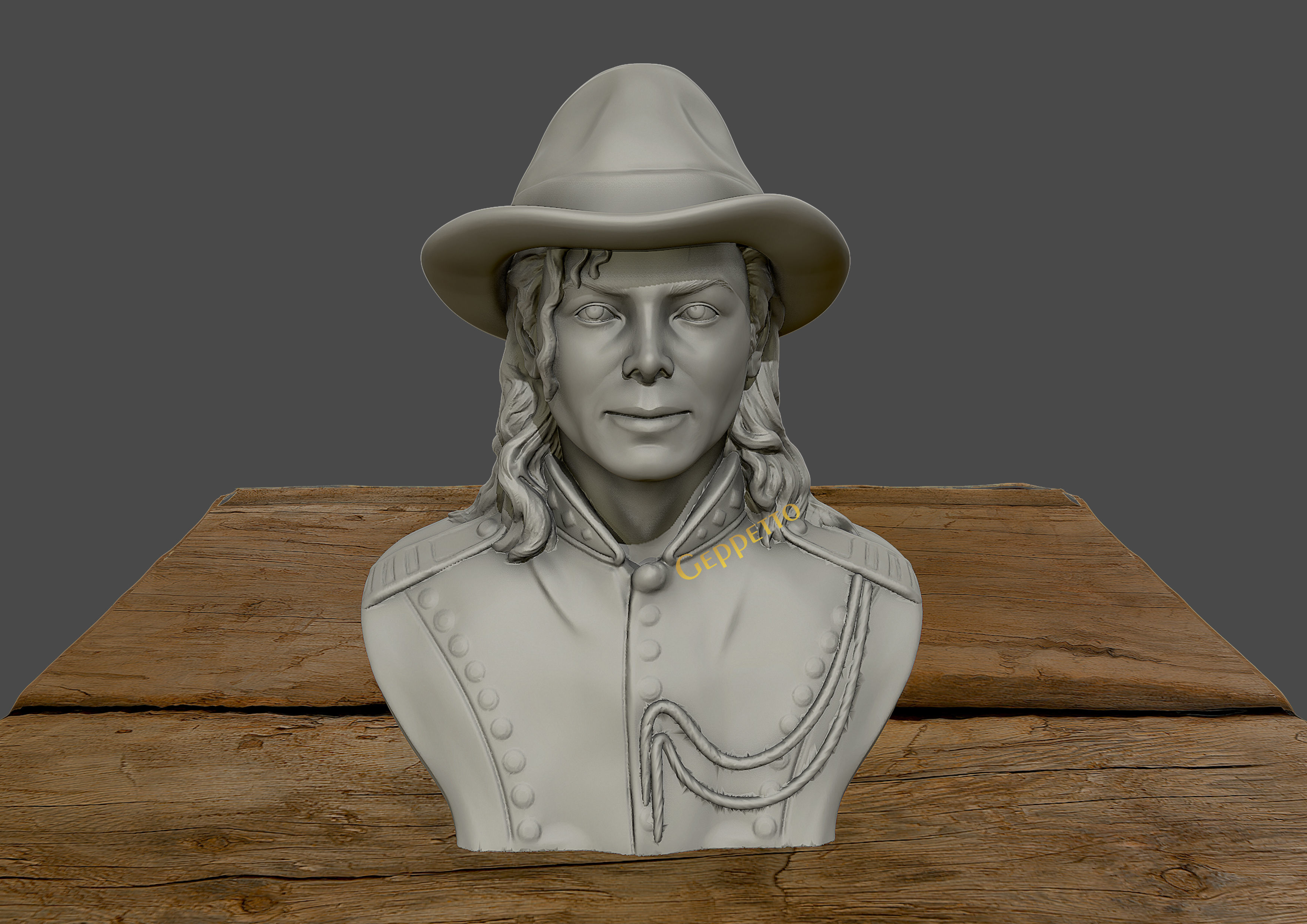 Michael Jackson 3D sculpture 3D print model_6