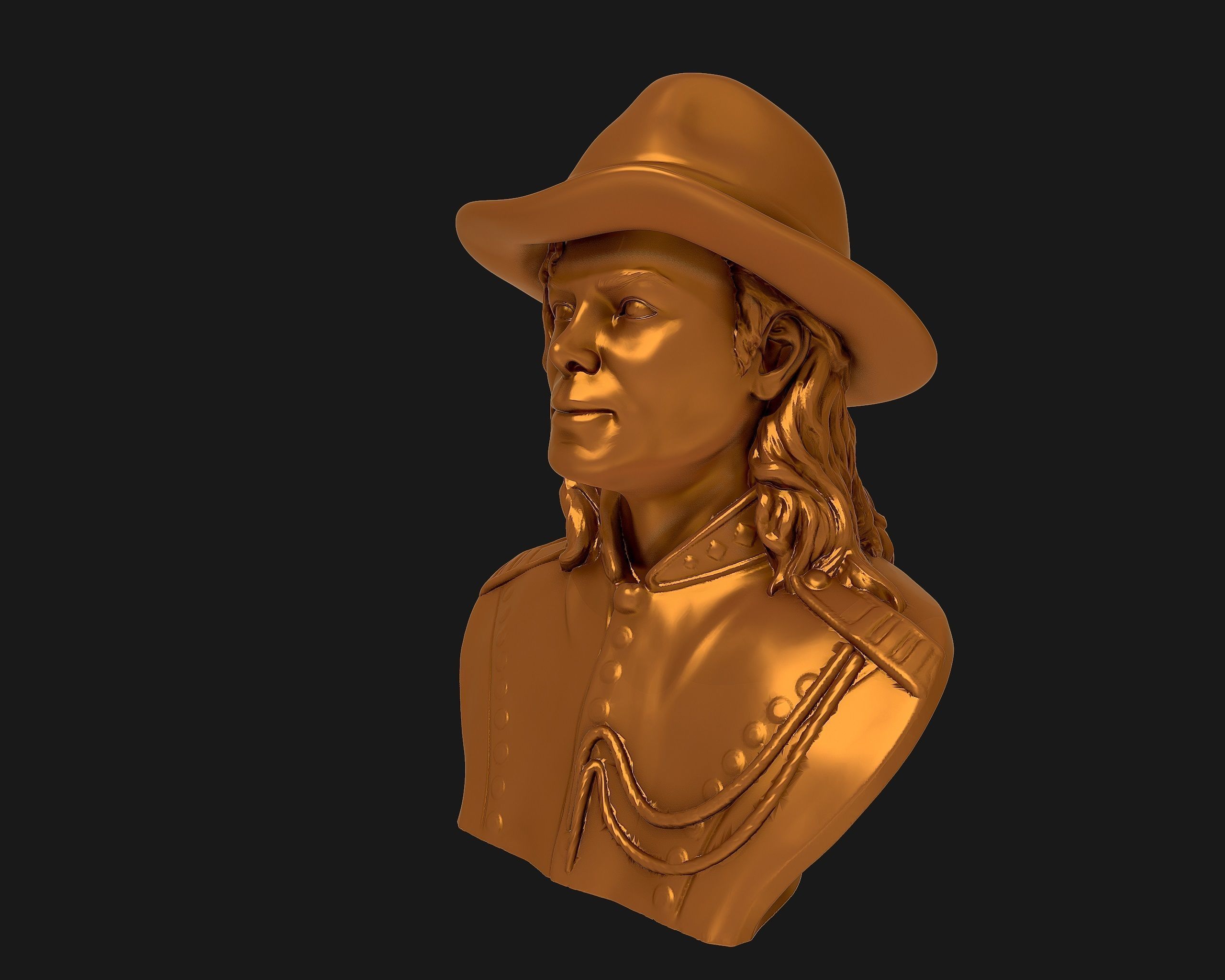 Michael Jackson 3D sculpture 3D print model_21