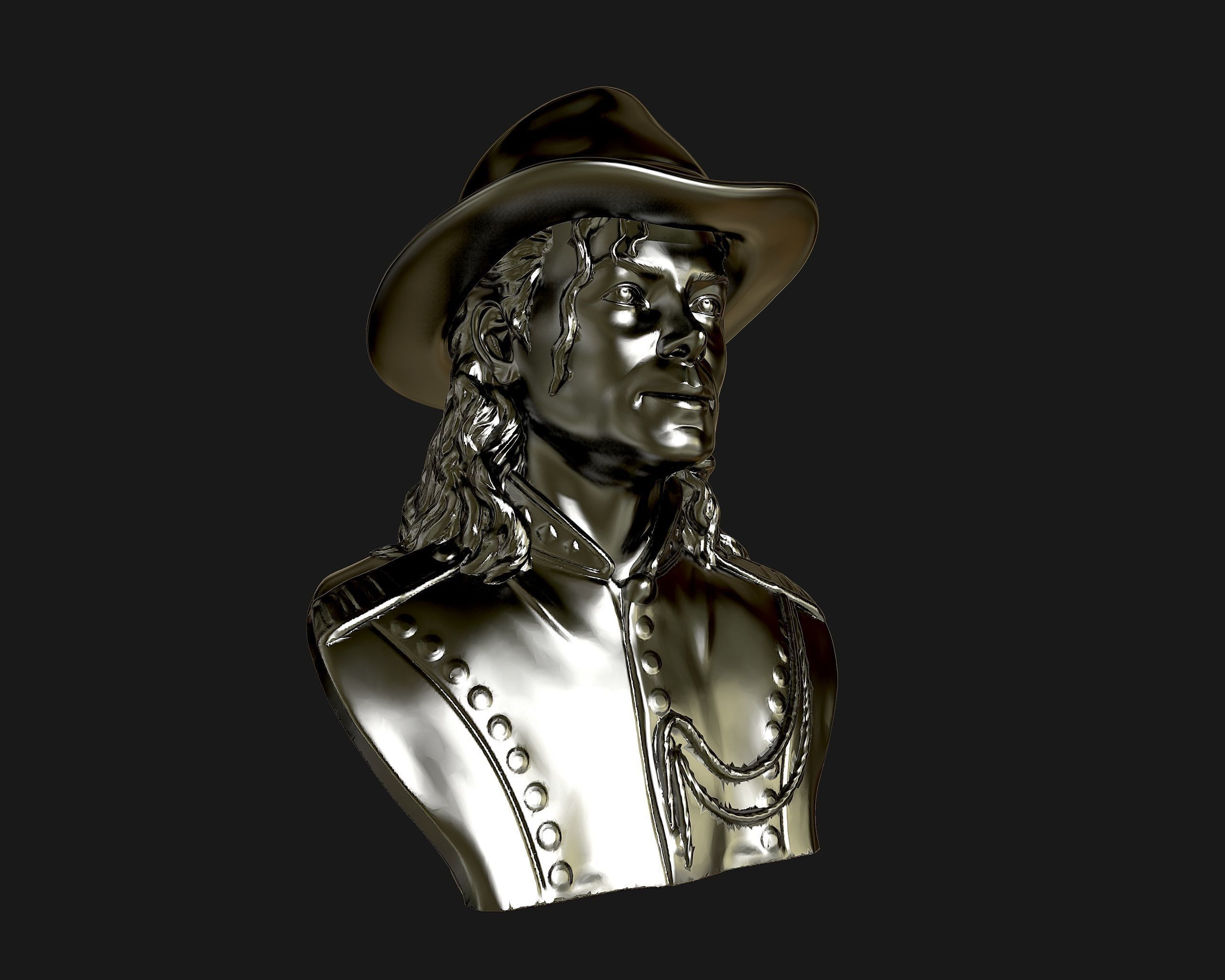 Michael Jackson 3D sculpture 3D print model_17