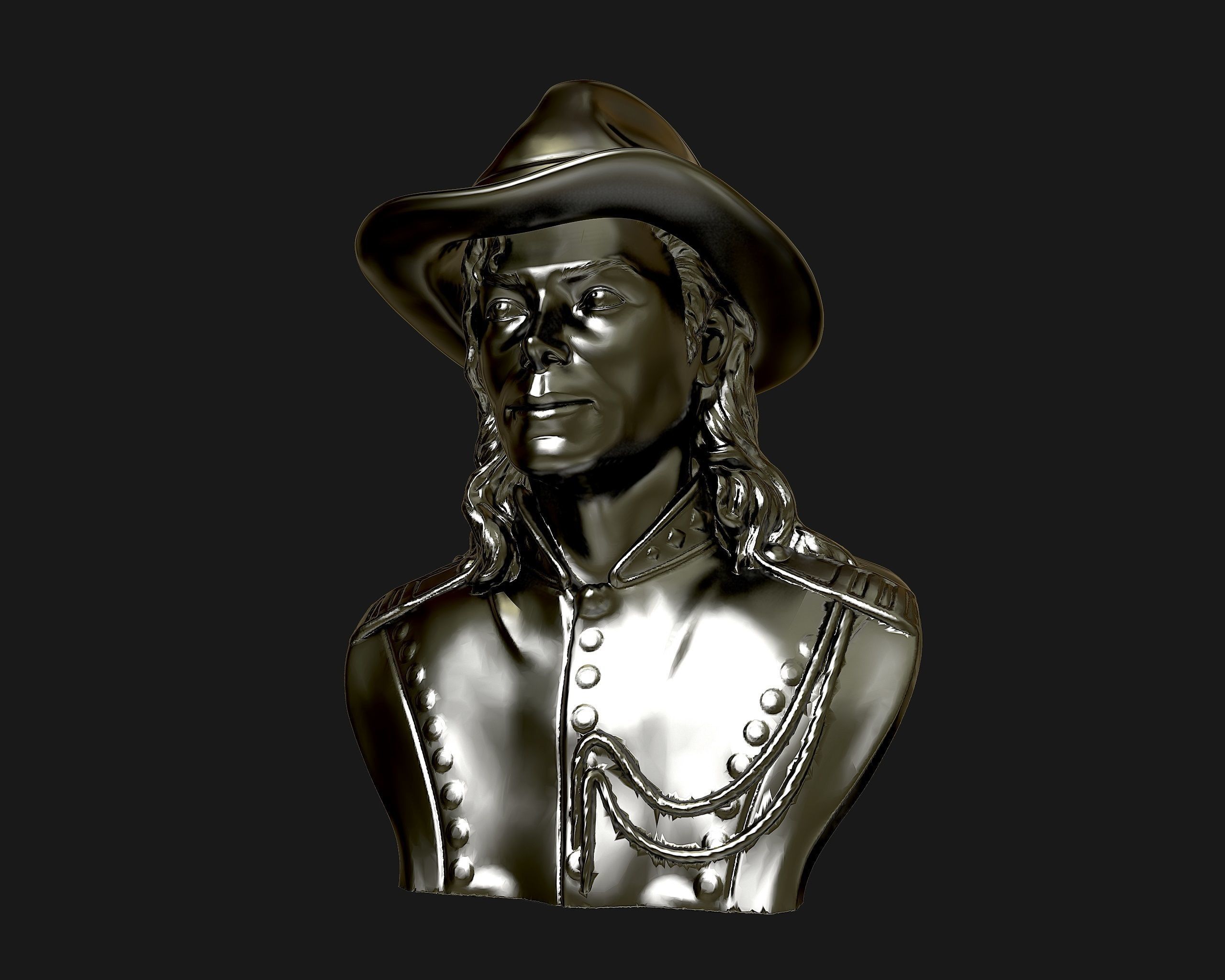 Michael Jackson 3D sculpture 3D print model_9