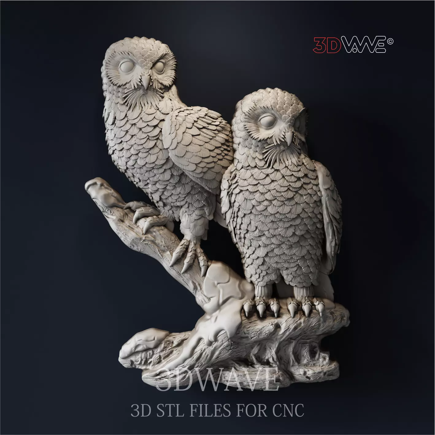 OWLS 3d stl files for CNC 3D print model_0