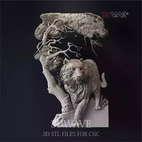 TIGER 3d stl files for CNC