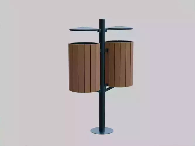 Trash Cans - Outdoor Street Furniture