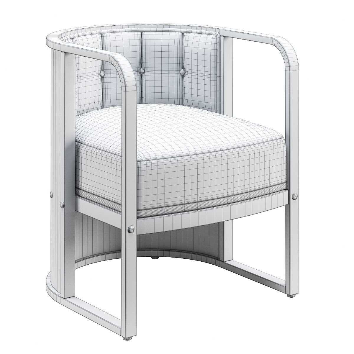 Kunstschau 1908 by Josef Hoffmann 3D model_2