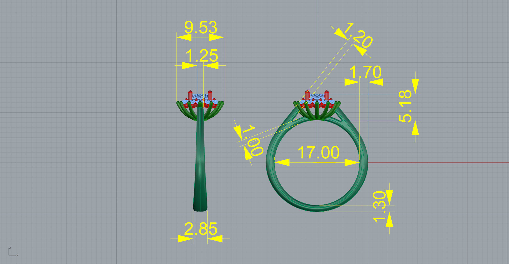 Soliter Ring 5 3D print model_6