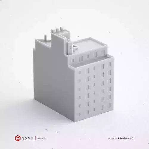 3D Print miniature building RB-US-NY-001 3D print model