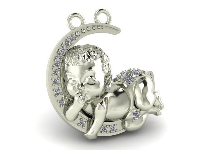 Pendant T01411 3D print model_1