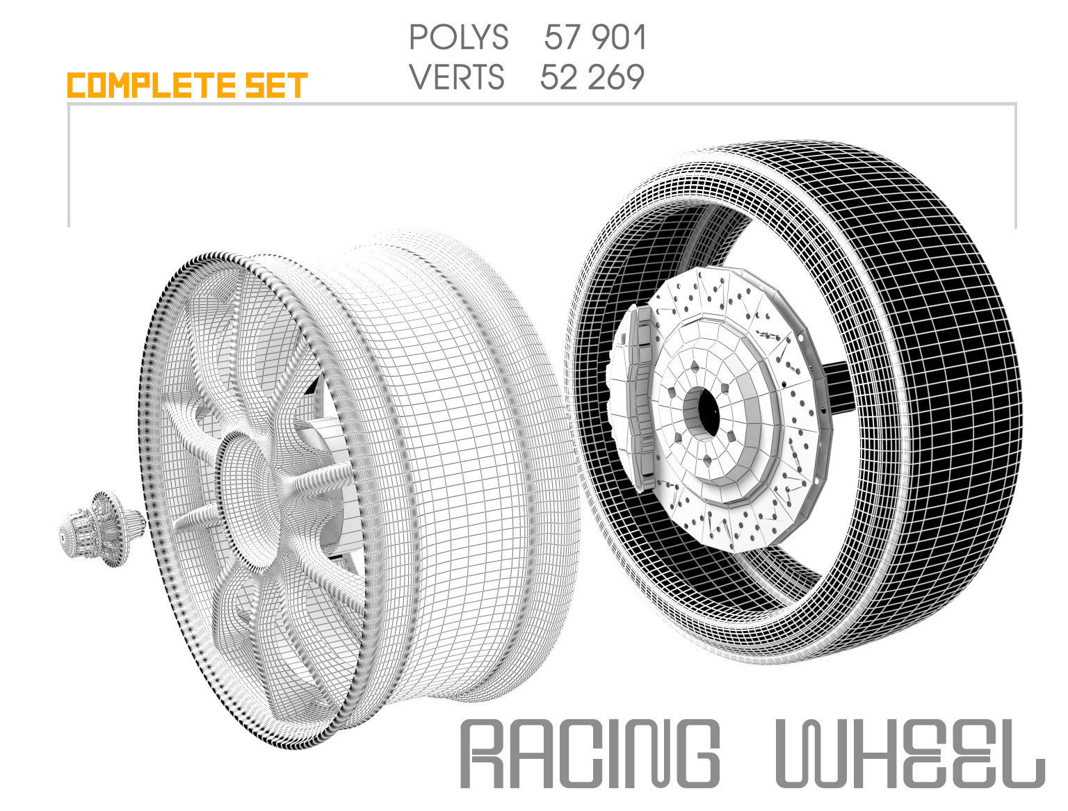 3D model RACING WHEEL  3D model_3