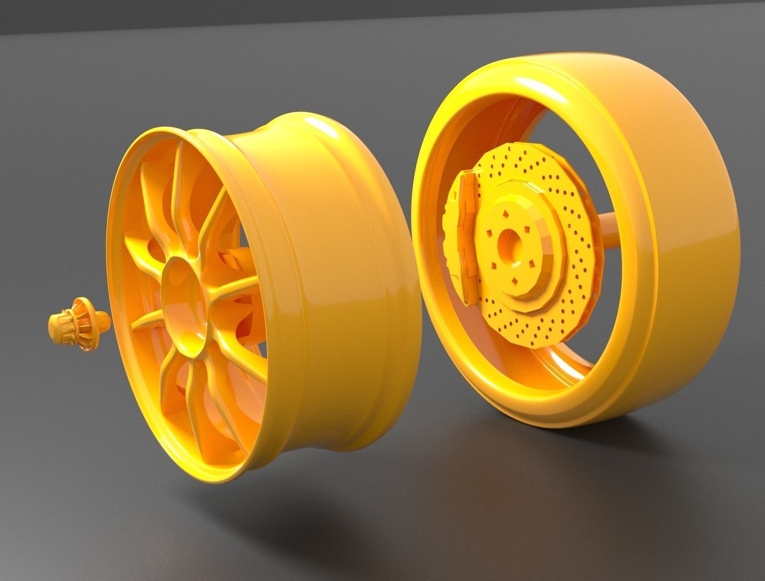 3D model RACING WHEEL  3D model_7