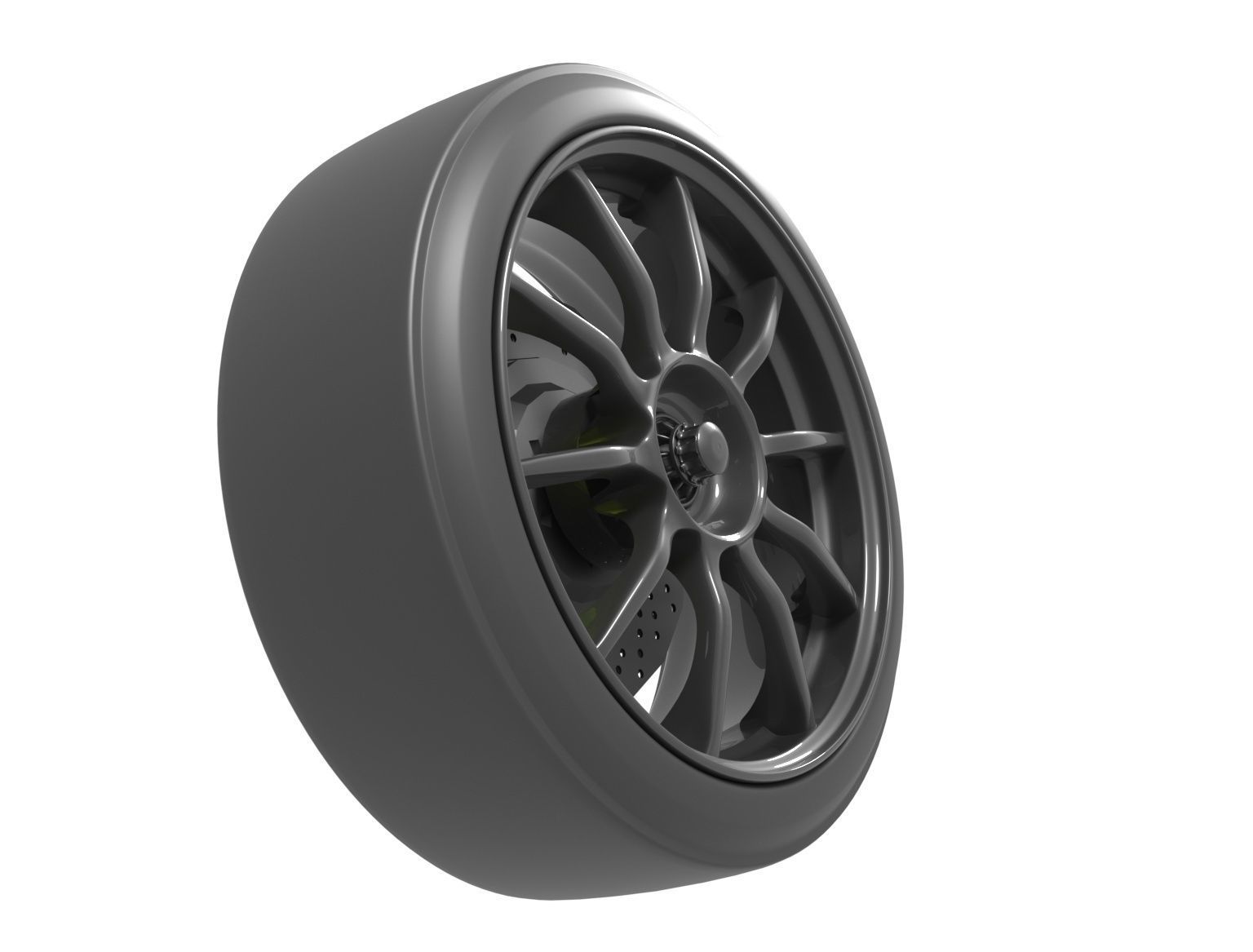 3D model RACING WHEEL  3D model_8