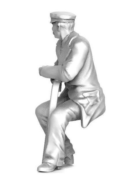 old man 3d model 3D print model_3