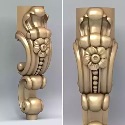 Furniture leg 013 3D model