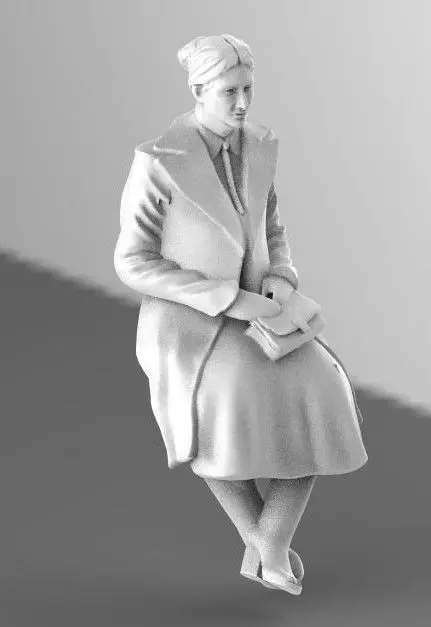 female woman 3d model 3D print model