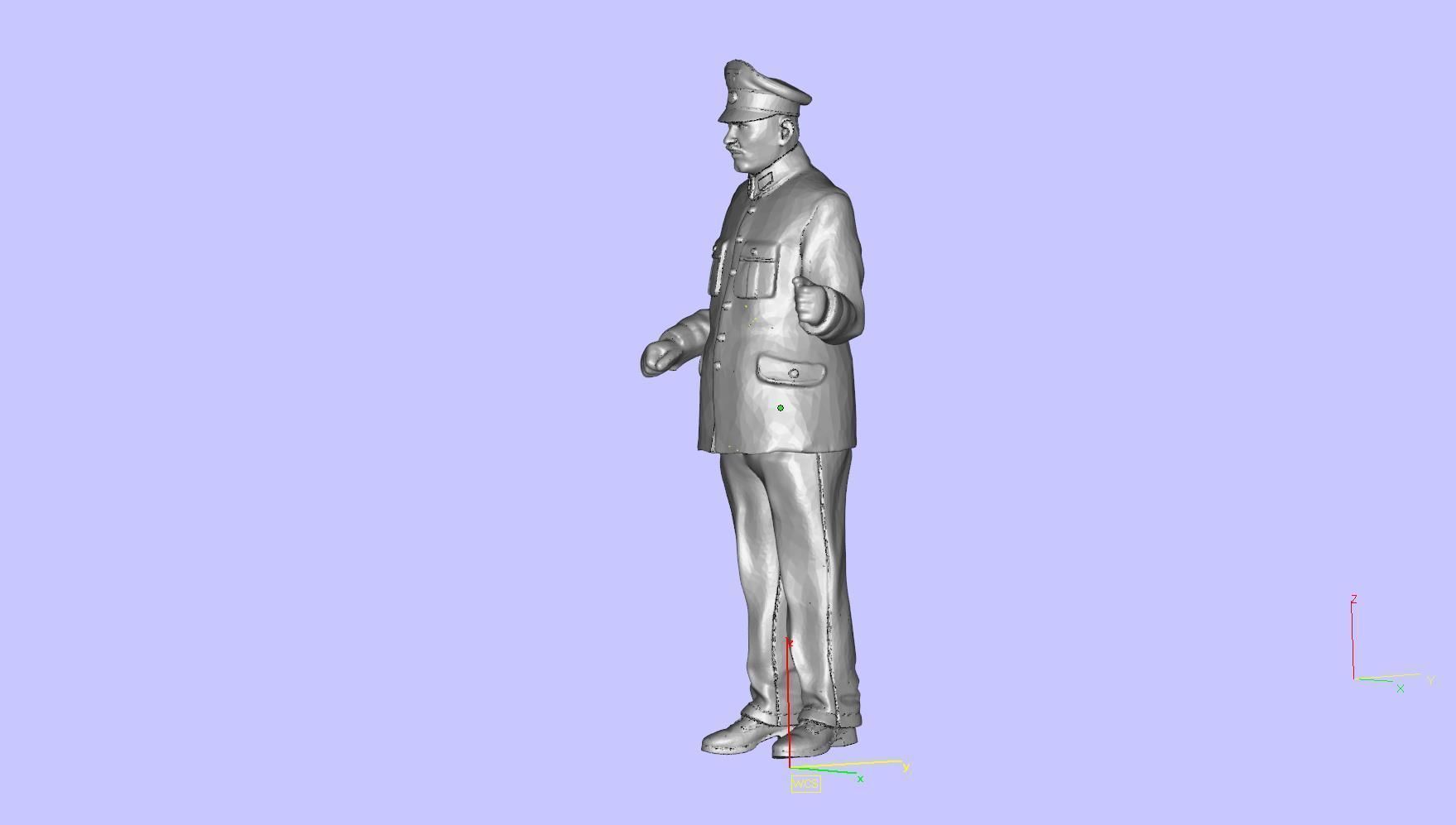 man controller conductor  3d model 3D print model_4