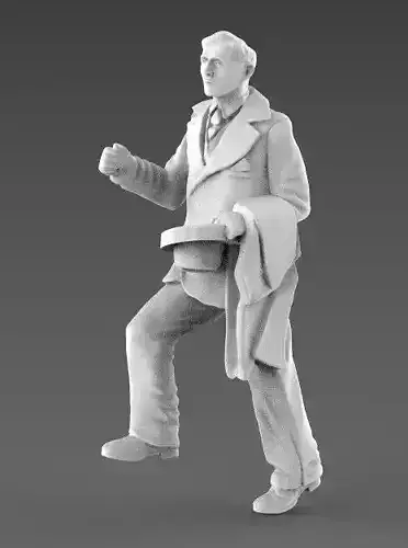  young man  3d model 3D print model
