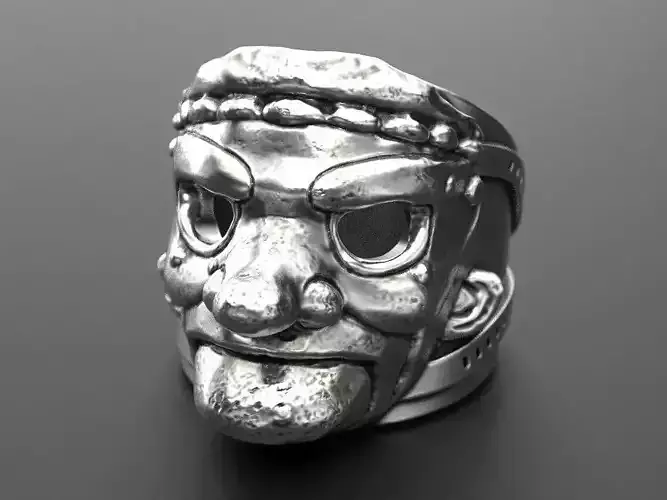 Ring Mask of a Merchant God