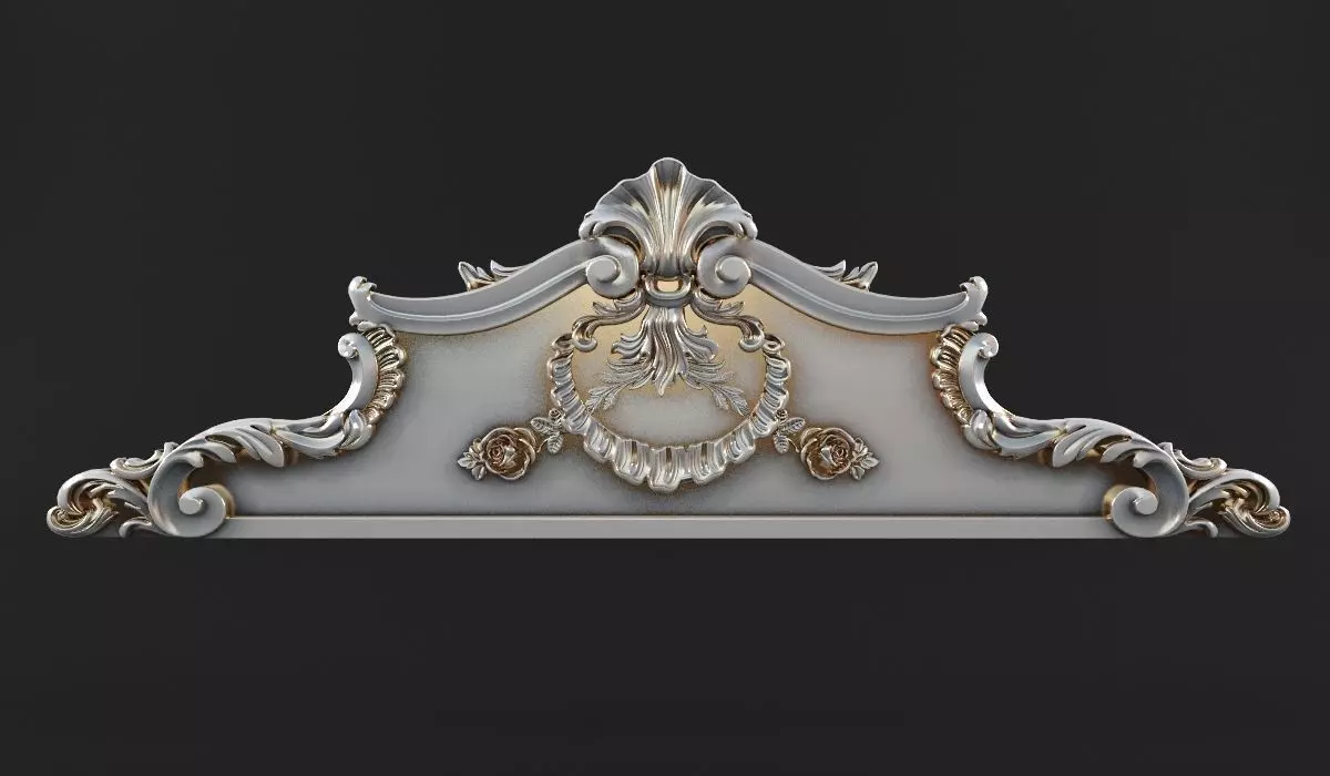 carved crown 3D print model_0