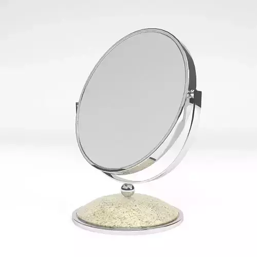 Round table mirror 3D model